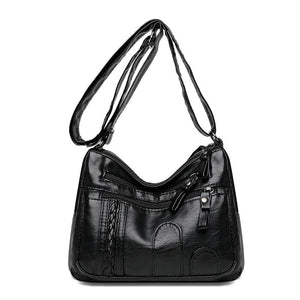 Soft Leather Shoulder Bag Women's Crossbody Satchel Purse Handbag