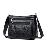 Women PU Leather Shoulder Bag Ladies Messenger Crossbody Bags Handbag