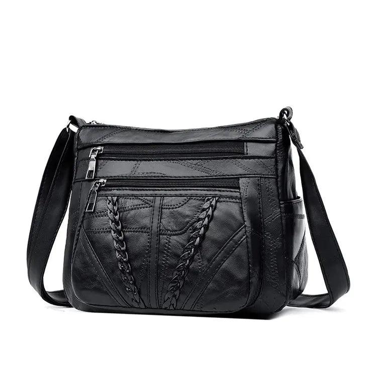 Women PU Leather Shoulder Bag Ladies Messenger Crossbody Bags Handbag