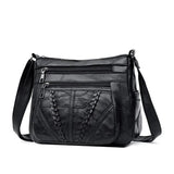 Women PU Leather Shoulder Bag Ladies Messenger Crossbody Bags Handbag