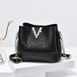 Summer Stone Pattern Handbag Large-capacity One-shoulder Messenger Bag Women