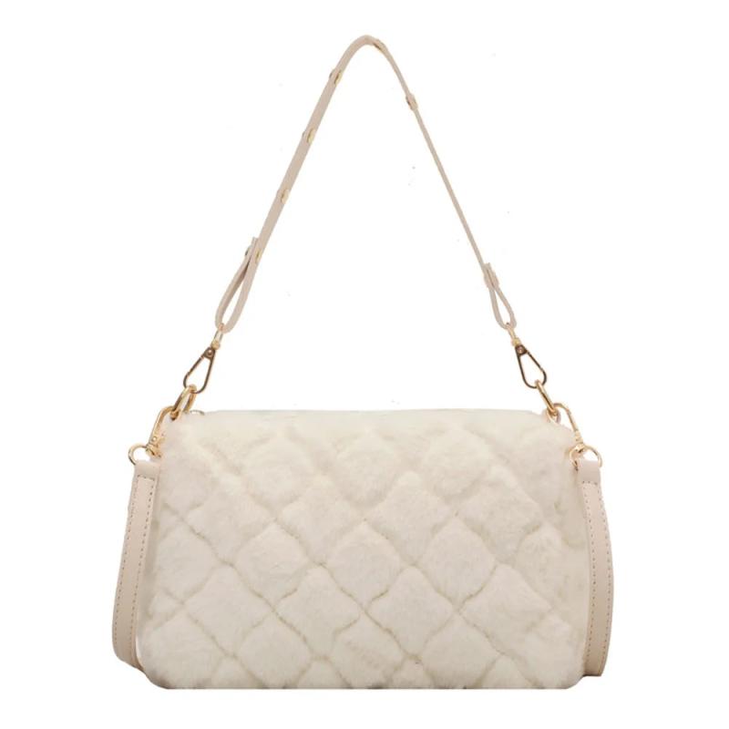 Winter Warm Faux Fur Crossbody Bag for Women