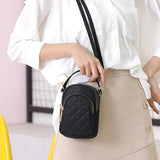 Waterproof Mini Messenger Crossbody Phone Bag with Headphone Hole