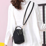 Waterproof Mini Messenger Crossbody Phone Bag with Headphone Hole