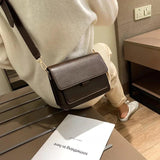 Small Crossbody Bag PU Leather Messenger Lightweight