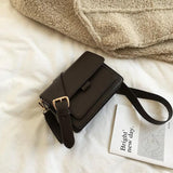 Small Crossbody Bag PU Leather Messenger Lightweight