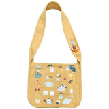 Preppy Style Cartoon Printed Shoulder Bag Women's Handbag