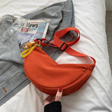 Casual Women Crossbody Bag Nylon Messenger High Capacity Shoulder Handbag