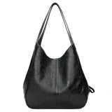 Soft Leather Shoulder Bag Large Capacity Messenger Bag Ladies Handbag