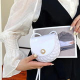 Mini Pearl Bag PVC Crossbody Small Purse Women Handbag