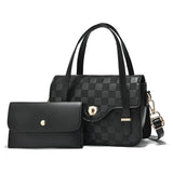 Plaid Shoulder Bag Lock Mother Bag Female