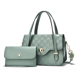 Plaid Shoulder Bag Lock Mother Bag Female