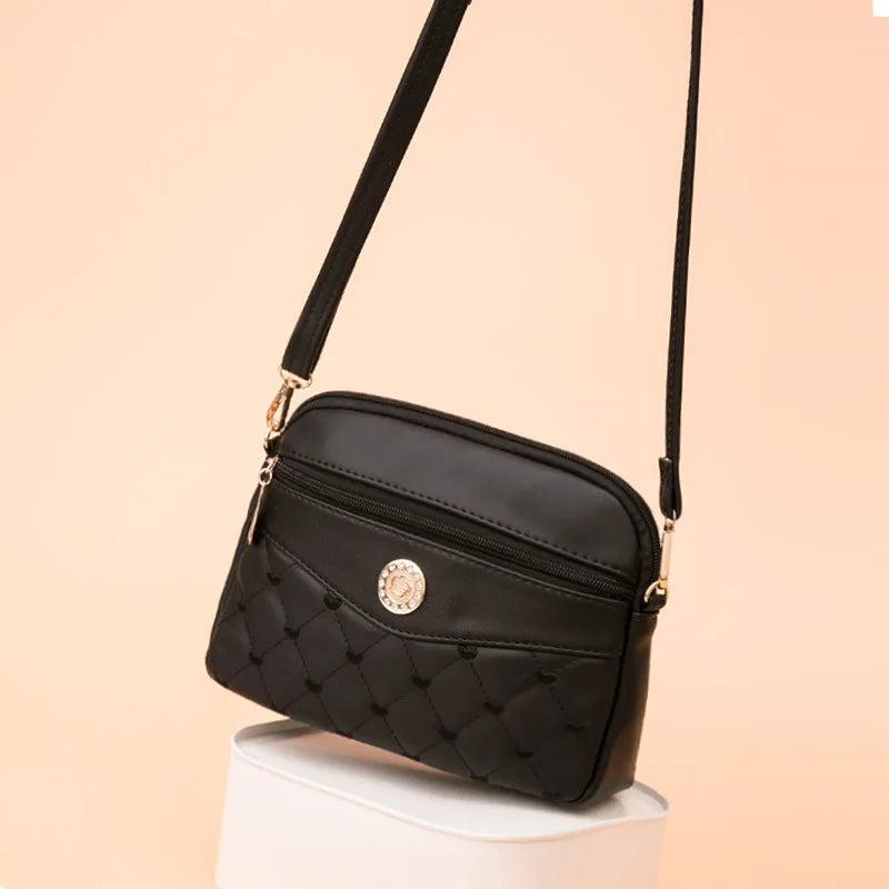 Summer Soft Leather Handbags Woman Messenger Shoulder Crossbody Bags