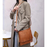 Tassel Handbags And Purses Female Retro Messenger Bag