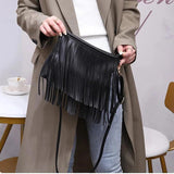 Tassel Handbags And Purses Female Retro Messenger Bag