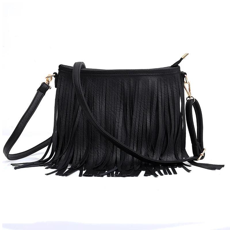 Tassel Handbags And Purses Female Retro Messenger Bag
