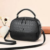 Women Leather Messenger Bag High Female Crossbody Bags
