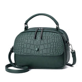 Women Leather Messenger Bag High Female Crossbody Bags