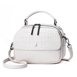 Women Leather Messenger Bag High Female Crossbody Bags