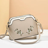 Embroidered Handbag Women Versatile Crossbody Bag