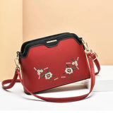Embroidered Handbag Women Versatile Crossbody Bag