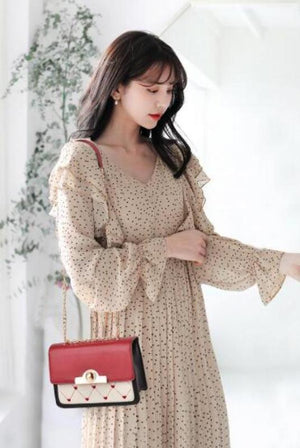 Single Shoulder Bag Lady Wave Version Messenger Bag