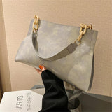 Vintage Leather Crossbody Shoulder Bag Large Capacity