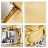 Summer Pleated Bag Soft Leather Large-capacity Shoulder Armpit Bag