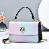 Gradient Print One-shoulder Messenger Bag