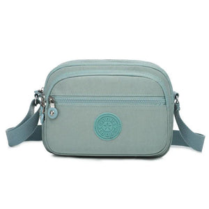 Retro Solid Ladies Canvas Mini Messenger Bag Leisure Shoulder Bag