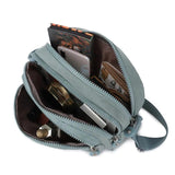 Retro Solid Ladies Canvas Mini Messenger Bag Leisure Shoulder Bag