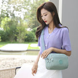 Retro Solid Ladies Canvas Mini Messenger Bag Leisure Shoulder Bag