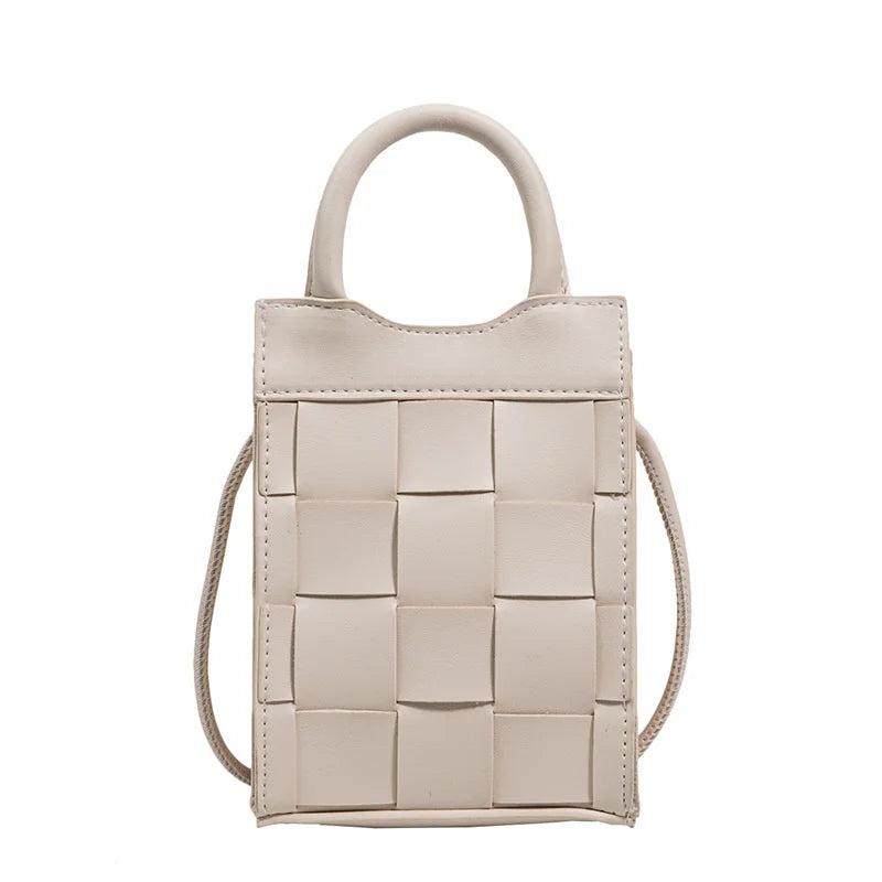 Mini Woven Handbag Crossbody Bag for Women