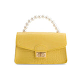 Pearl Chain Jelly Bag Crossbody Small Square Bag
