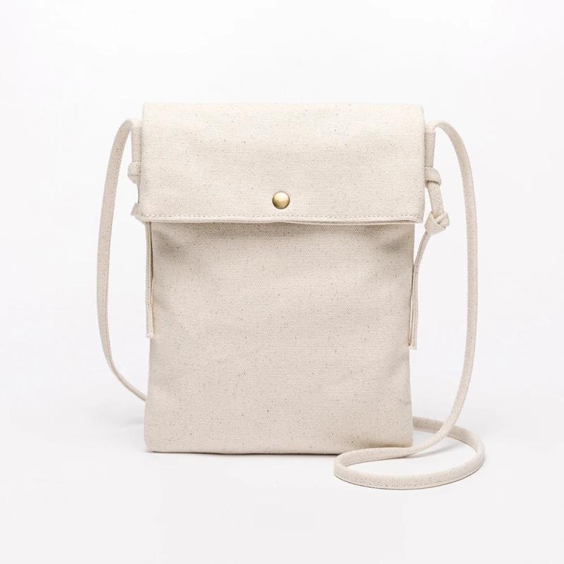 Literary Fairy Canvas Messenger Bag with Shoulder Strap