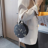 Round Shoulder Bag for Women Casual Travel Crossbody Bags