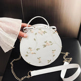Round Shoulder Bag for Women Casual Travel Crossbody Bags