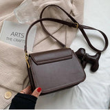 Texture Commuter Single Shoulder Women Handbag