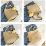 Canvas Crossbody Bags for Women Large Tote Handbags Messenger Shoulder Bag