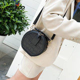 Small Round Bag Mini Messenger Handbag Phone Shoulder Bag