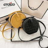 Small Round Bag Mini Messenger Handbag Phone Shoulder Bag