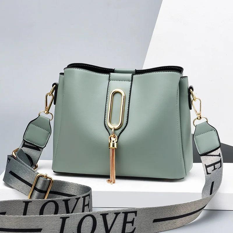 Crossbody Bag Shoulder Bag Women Bags PU Leather Bucket Bag