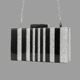 Women Shoulder Bag Daily Causal Tote Striped Clutch Purse Wallet