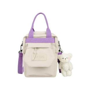 Women Mini Handbag Straw Beach Clutch Zipper Small Shoulder Bag