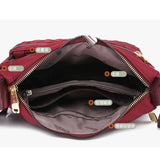 Waterproof Casual Mommy Bags Spring Women Nylon Shoulder Bags Messenger Embroide