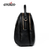 Women Pu Leather Solid Handbags Ladies Shoulder Messenger Shopping Bag
