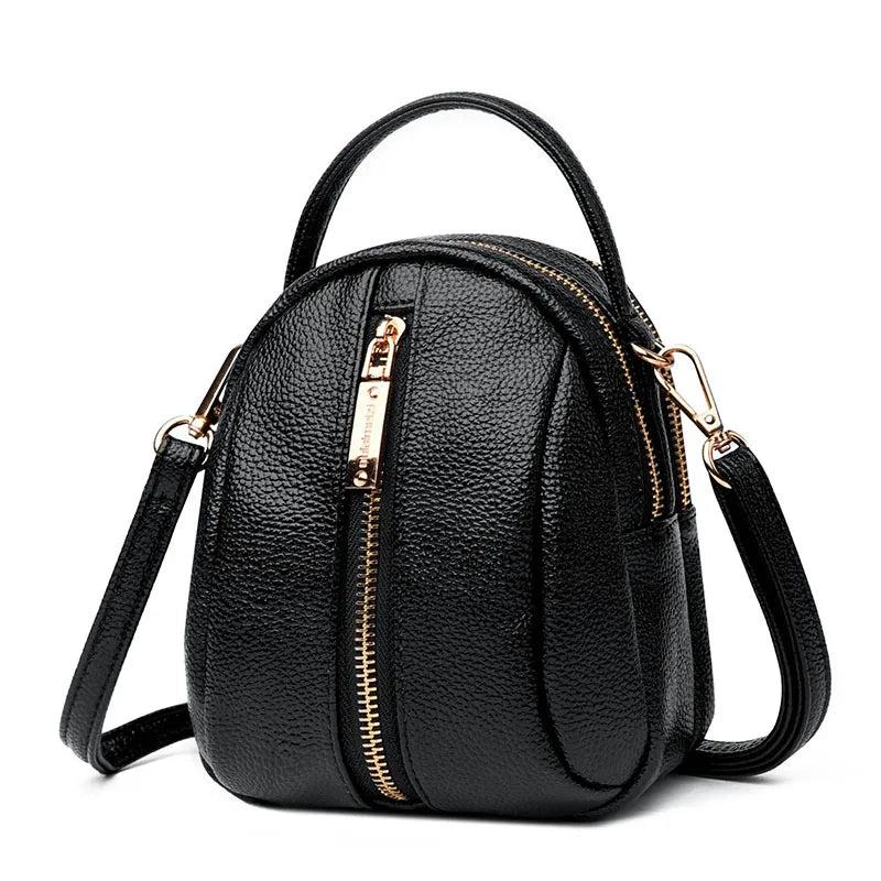 Women Pu Leather Solid Handbags Ladies Shoulder Messenger Shopping Bag