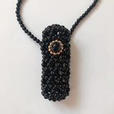 Beaded Lipstick Crossbody Bag for Women - Customizable and Portable