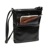 Vintage Leather Messenger Bag Shoulder Bag Crossbody Bags for Women