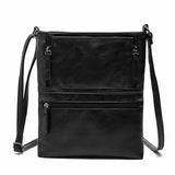 Vintage Leather Messenger Bag Shoulder Bag Crossbody Bags for Women